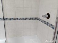 shower grout after