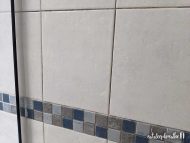 shower grout after grinding