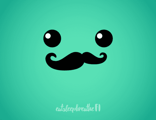 A Mostly Mustachian smiley face