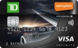 TD Aeroplan Visa Infinite credit card 300x188