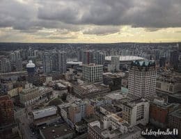 downtown vancouver from the lookout